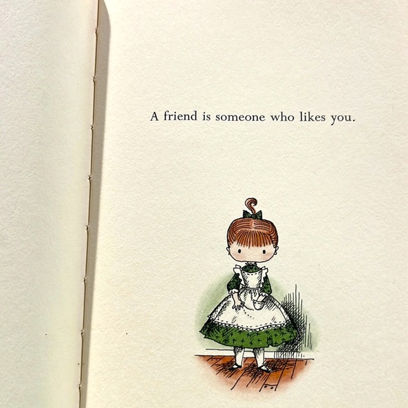 A Friend Is Someone Who Likes You by Joan Joan Walsh Anglund HC/DJ 1958 1st Ed. - Picture 11 of 16